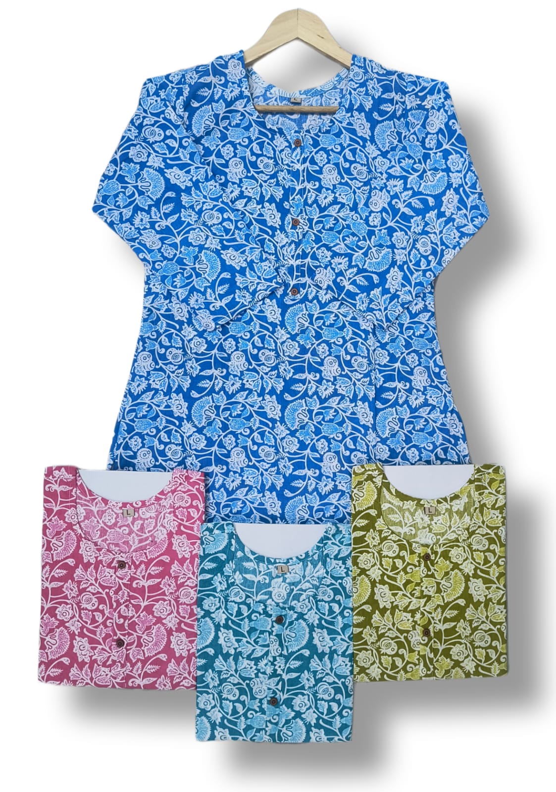 PRINTED COTTON SHORT KURTI